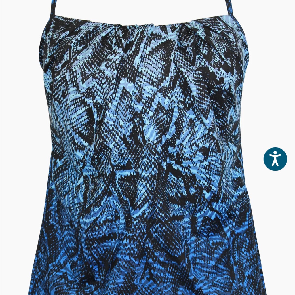 Miraclesuit Boa Blues Jubilee Tankini Top